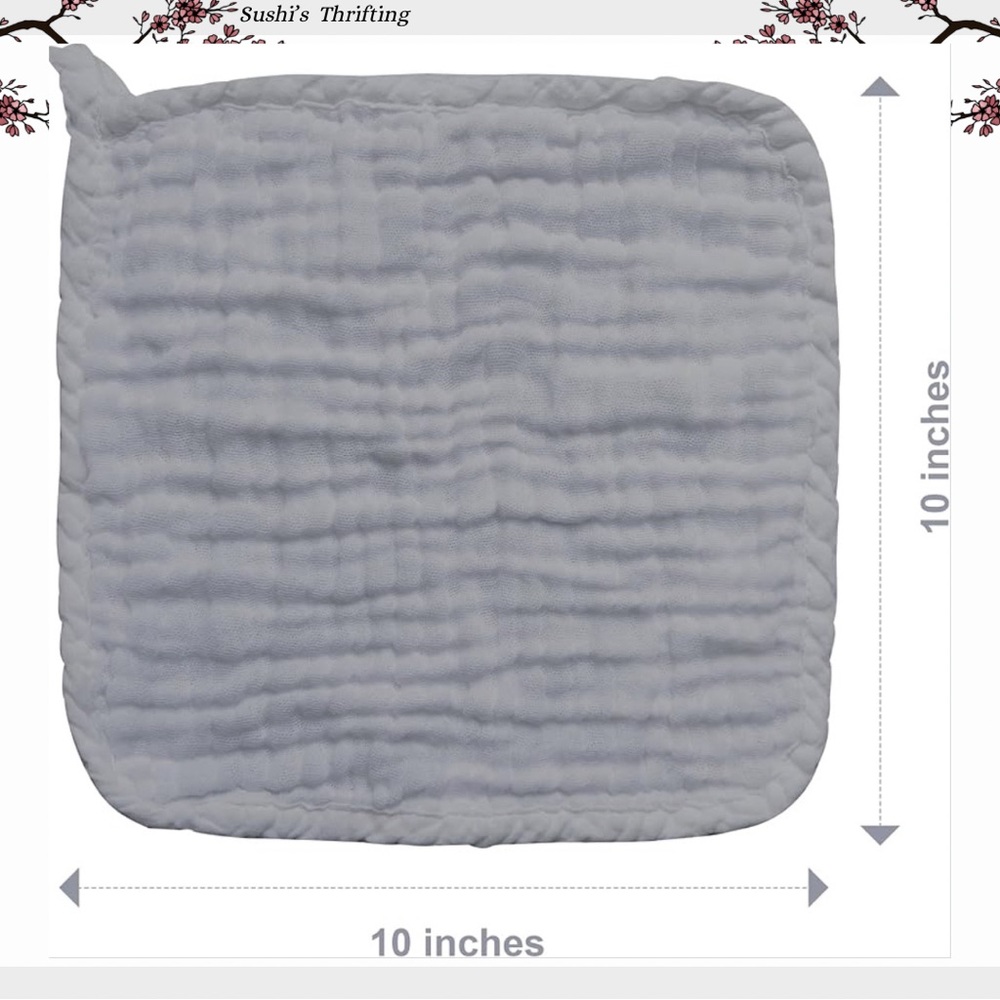 12pk Baby Muslin Set - Picture 3 of 7